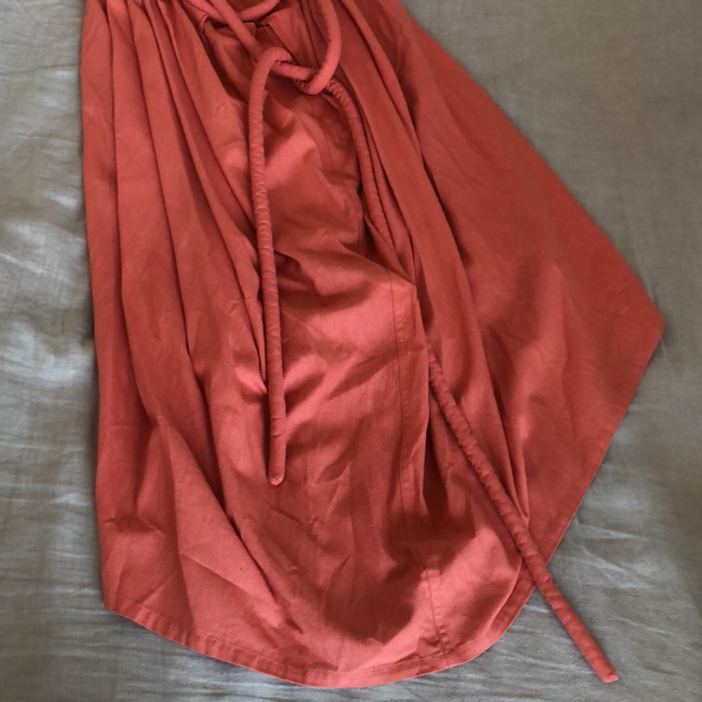 Electric Feathers Infinite Rope Dress. Raw Silk Os - image 7